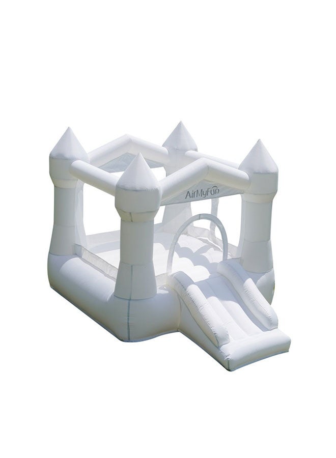JSAITOYS Inflatable Castle (with Slide/Protective Net) - 260x190x170cm Large Kids Bounce House - Image 2